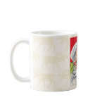 Vintager Retro Sankt-Ren-Kaffeetasse-Becher