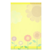 Vintager Sonnenschein Bedrucktes Papier