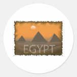 Vintages Ägypten Runde Aufkleber