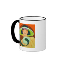Vintages Kunst-Deko-Mädchen