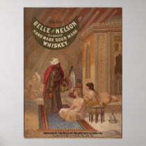 Vintages Plakat - Schönheit des Whiskys sauren Bre