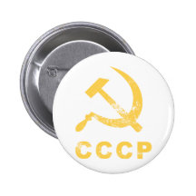 Vintages russisches Symbol Button