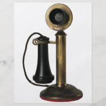 Vintages Telefon Flyerdesign