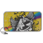 Vinylturntabler ainbow winged Diskjockeyvektor Mp3 Speaker