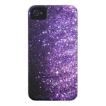 Violetter lila iPhone Schein-Glitter-Kasten iPhone 4 Hüllen