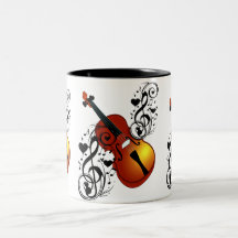 Violon, amant chez Heart_ Tasses