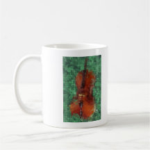 Violoncelle sur le vert mugs