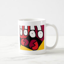 Visage de crabe aucun crabe de visage d'attente mug à café