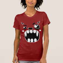 Visage de monstre t-shirts