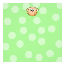 Visage de singe invitations