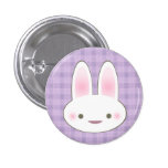 VISAGE MIGNON DE GUINGAN HEUREUX DE LAPIN DE KAWAI BADGES AVEC AGRAFE
