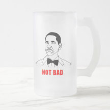 Visage non mauvais de rage de meme d'Obama comique Mug