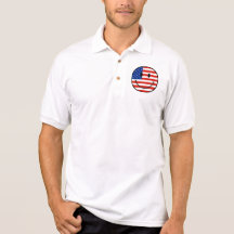 Visage patriotique de smiley des Etats-Unis T-shirt
