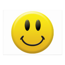 Visage souriant heureux cartes postales