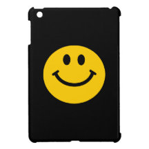 Visage souriant jaune