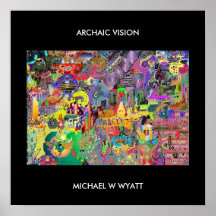 VISION ARCHAÏQUE, WYATT DE MICHAEL W AFFICHES