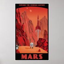 Visite Mars Posters