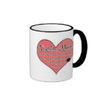 Vizsla mélange l'humour de chien d'empreintes de p tasse