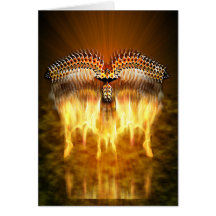 Vogel im Flug Grußkarten