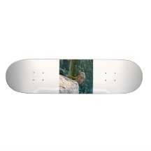 Vogel im Skateboard des blauen Wassers Personalisierte Skatedecks