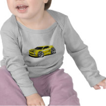 Voiture 2010-11 Jaune-Noire de Camaro T-shirt