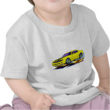 Voiture 2010 Jaune-Noire de Camaro T-shirt