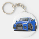 Voiture de bleu d'Evo Porte-clef