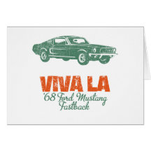 Voiture deux-volumes 1968 de mustang de Ford Cartes