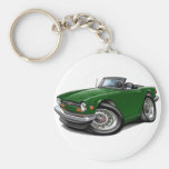 Voiture verte de Triumph TR6 Porte-clef