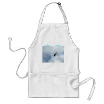 Vol d'hélicoptère vers le ciel bleu tablier