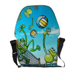 Volleyball-Frosch Kuriertasche