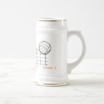 Volleyball-Trainer-/Jahreszeit-Geschenk-Becher Kaffee Tassen
