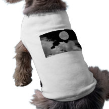 VOLLMOND BEWÖLKT SCHWARZWEISS HAUSTIERHEMD