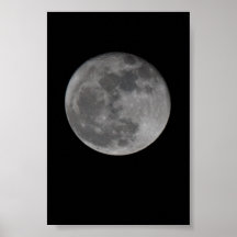 Vollmond Plakatdruck