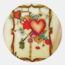 Vom Herzen durch Sara Nill Sticker