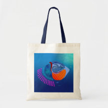 Vont les poissons sac de toile