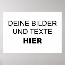 Vorlage für individuelle Poster