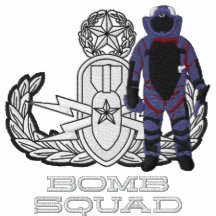 Vorlagen-EOD-Bomben-Anzug Besticktes Polohemd