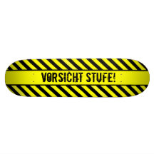 Vorsicht Stufe Personalisierte Skateboarddecks