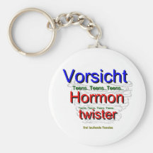 Vorsicht Teens Schlüsselanhänger