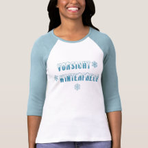 Vorsicht Winterfrech T-shirt