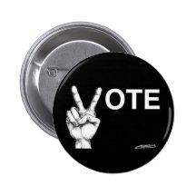 vote badge avec épingle