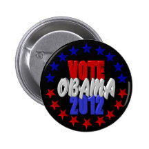 Vote Obama 2012 Badge