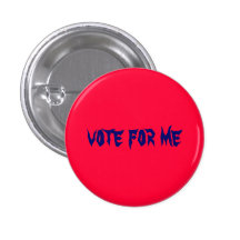 vote pour moi badge avec épingle