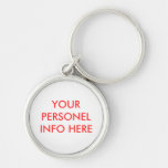 VOTRE INFORMATION PERSONNELLE ICI PORTE-CLEFS