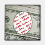 Votre visage sur les $100 Bill ! Carte photo Aimant