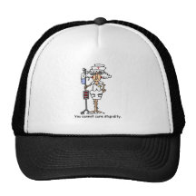 Vous ne pouvez pas traiter la stupidité ! casquettes