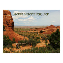 Voûtes parc national, Utah Carte Postale
