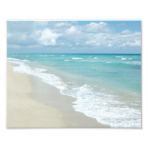 Vue extrême de plage de relaxation photo d’art