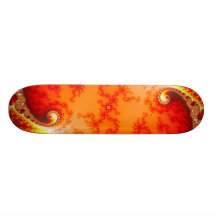 Vulkanischer Garten - Fraktalkunst Personalisierte Skateboarddecks